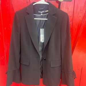 New Karl Lagerfeld Blazer Bell sleeves; Black, Size 2!